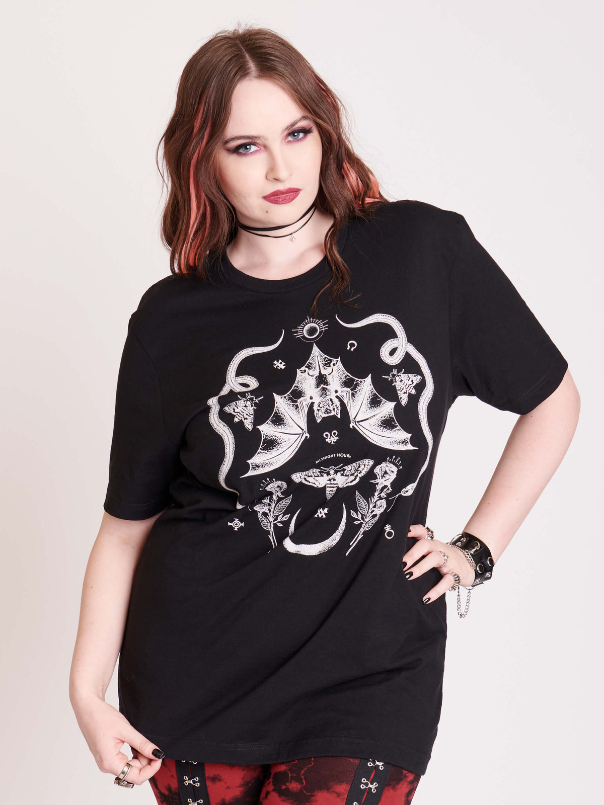  unisex t-shirt with snakes, bats and deathmoth. 