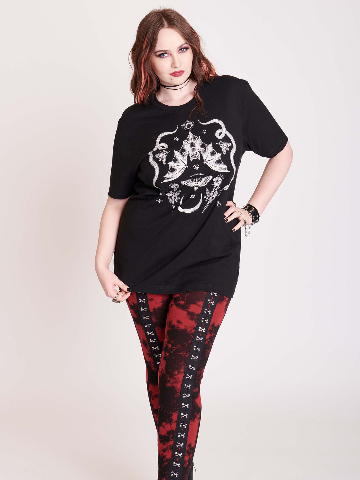  unisex t-shirt with snakes, bats and deathmoth. 
